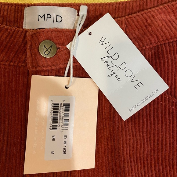 MINK PINK Empire Cord Mini Skirt - Picture 11 of 16